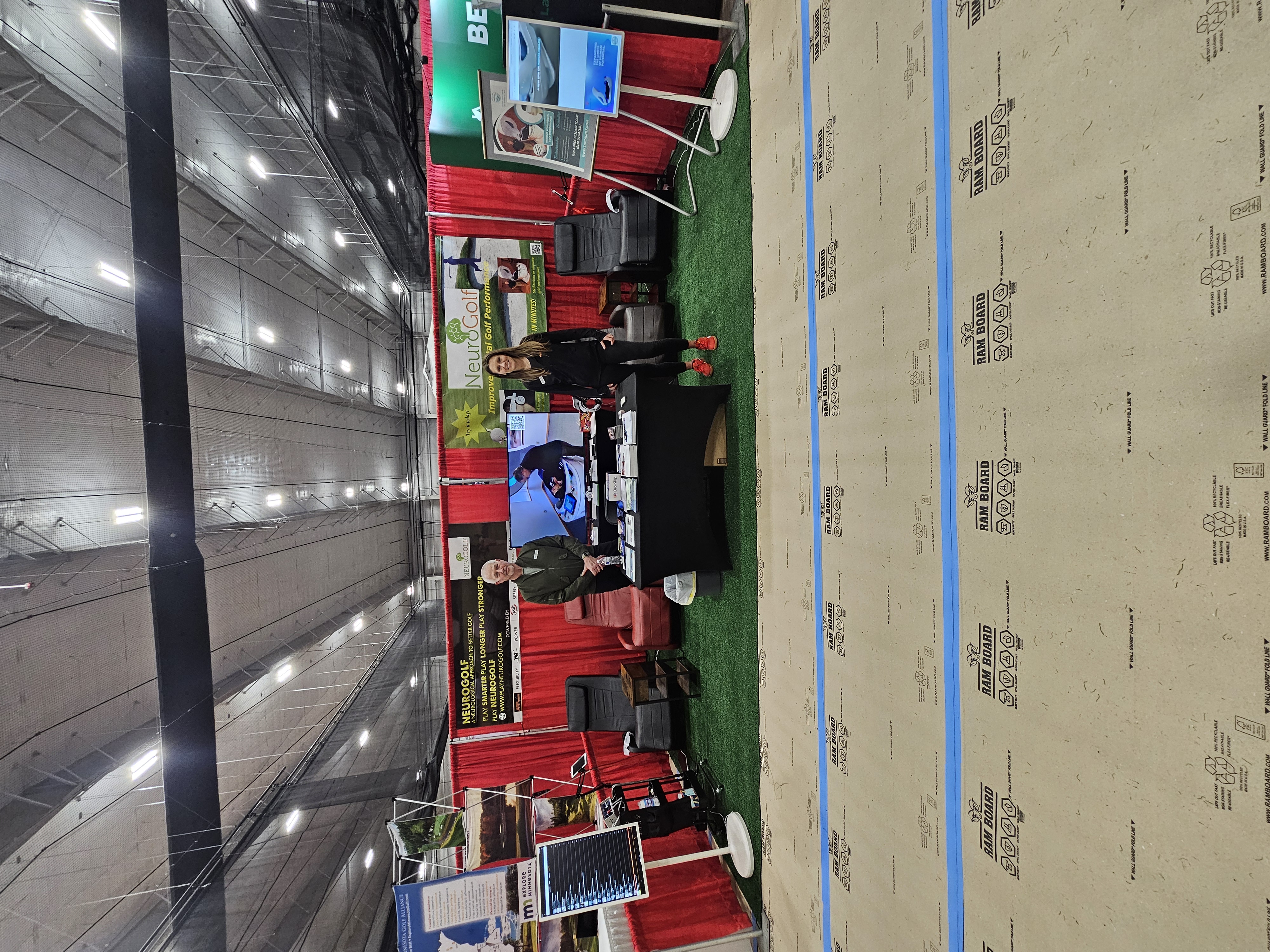 NeuroGolf booth at the 2025 Greater Milwaukee Golf Show