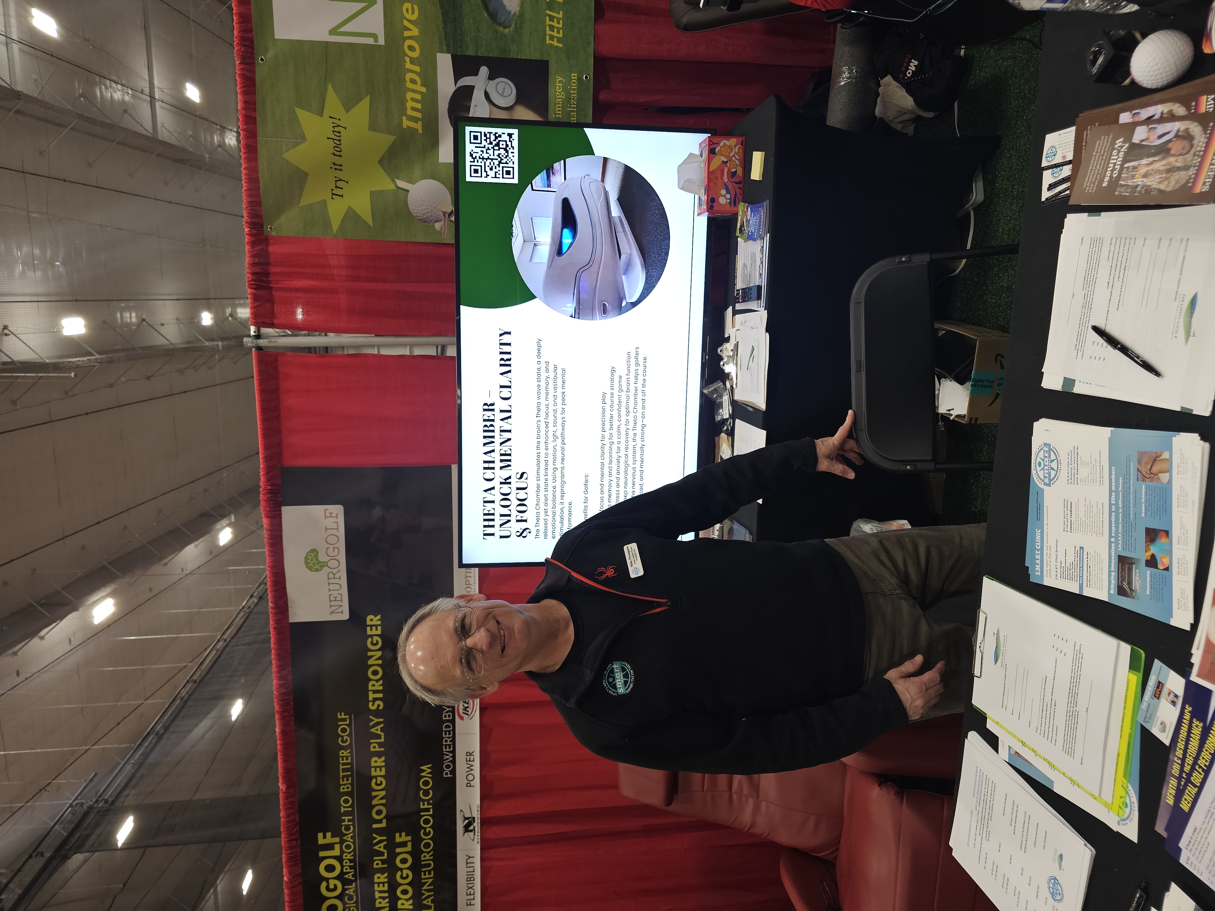 Mike Thompson at the 2025 Greater Milwaukee Golf Show